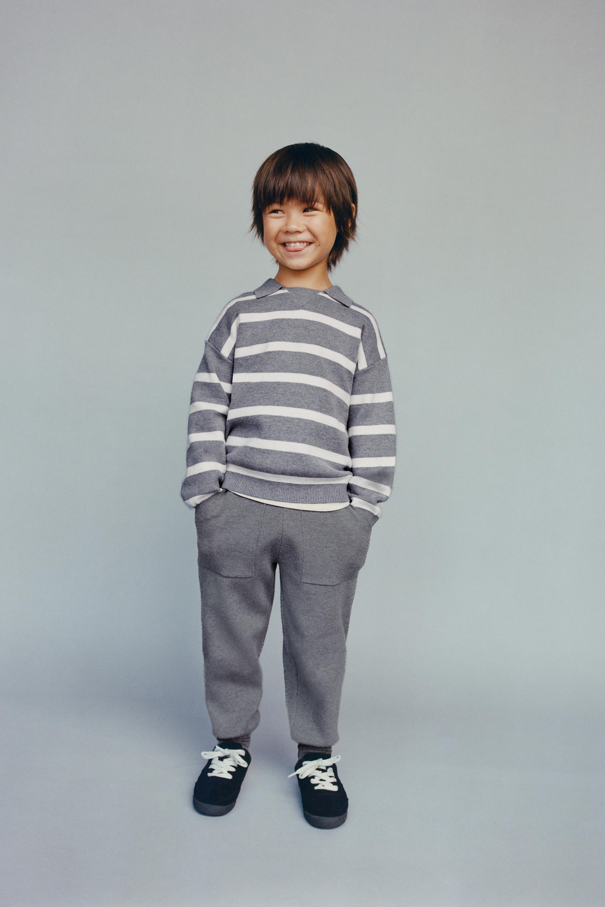 STRIPED KNIT SWEATER